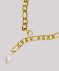 Cuban Link Pearl Anklet - Demuura