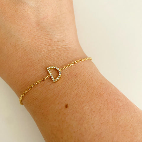 Initial Drawstring Bracelet - Demuura