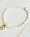 Freshwater Pearl Charm Bracelet - Demuura