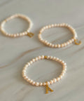 Freshwater Pearl Charm Bracelet - Demuura