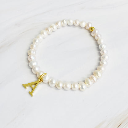 Freshwater Pearl Charm Bracelet - Demuura