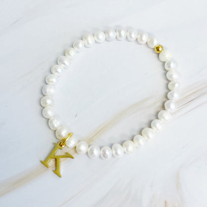 Freshwater Pearl Charm Bracelet - Demuura