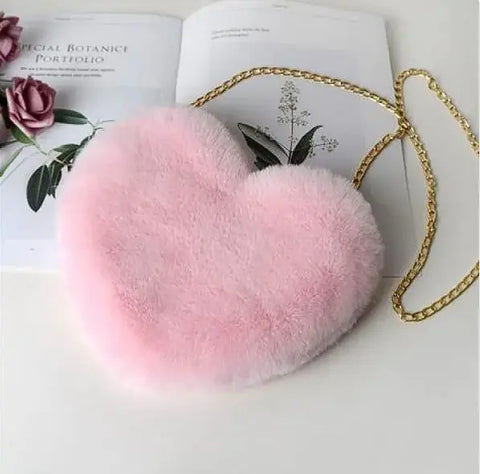 Plush Love Chain Shoulder Bag