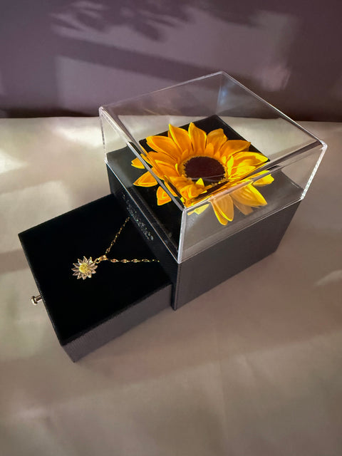 Sunflower Simulation Necklace