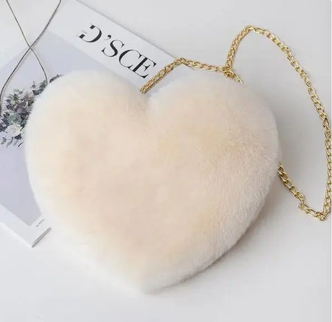 Plush Love Chain Shoulder Bag