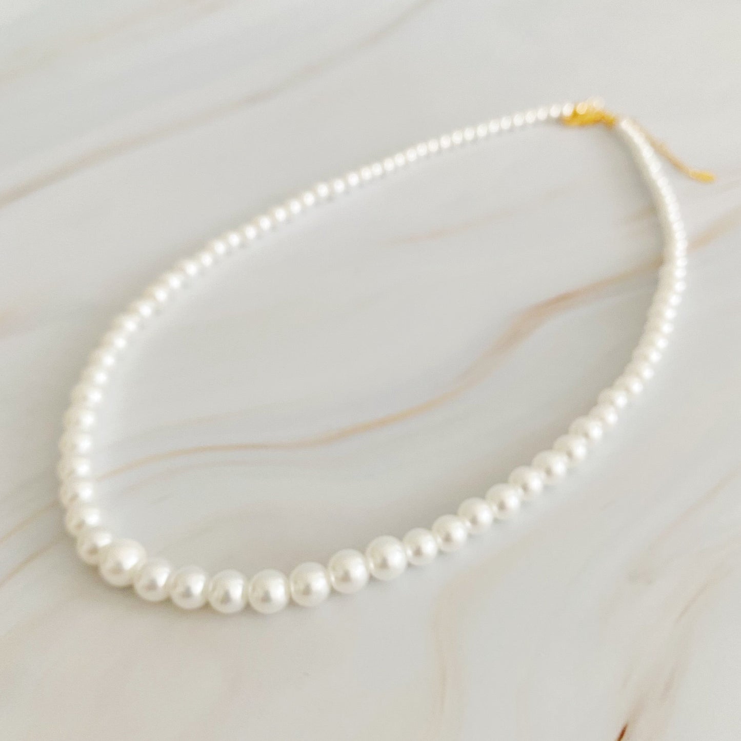 Queen Liz Graduated Pearl Necklace - Demuura