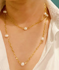 Freshwater Pearl Long Chain Necklace